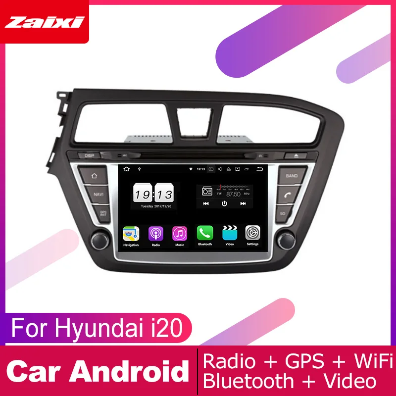 ZaiXi для Hyundai i20 Elite 2014 ~ 2019 LHD Автомобильный Android мультимедийная система 2 DIN Авто DVD