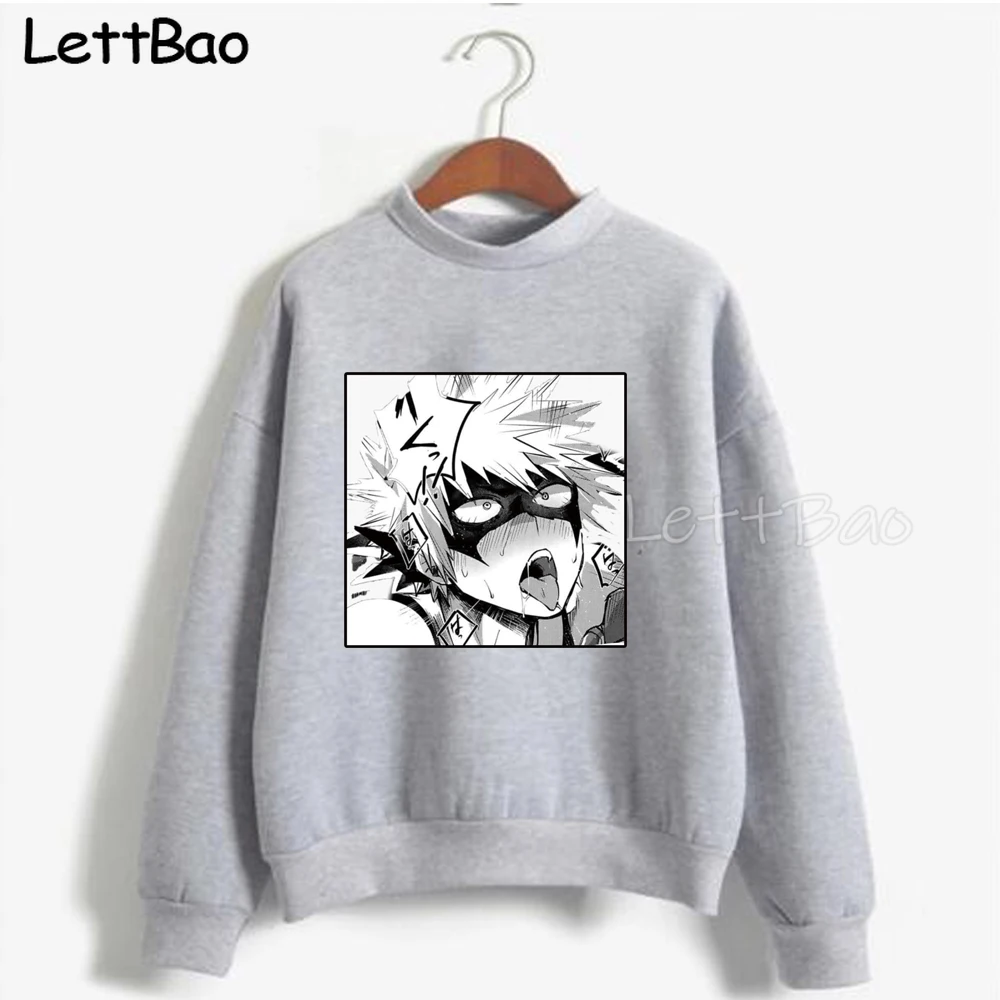 Толстовки с капюшоном Bakugou Katsuki из аниме Моя геройская Академия модные мужские и