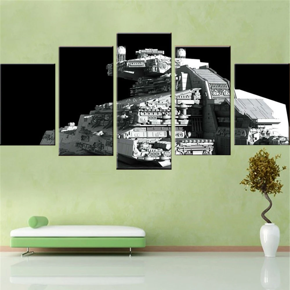 

5 Piece Wall Art Canvas Japan Style Animation Poster Modern Decorative Framework Home Living Room Moduen Print Pictures