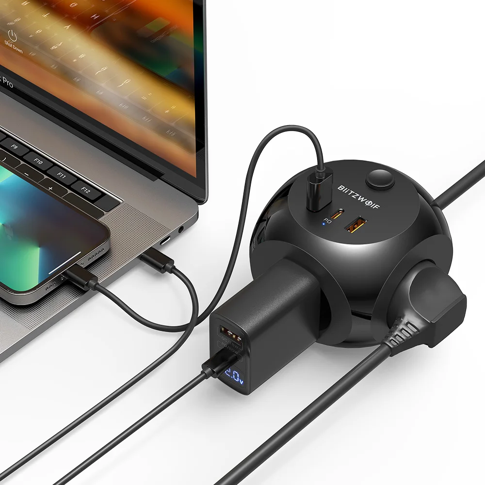 Блок питания BlitzWolf 2500 Вт с 3 розетками переменного тока 20 | Строительство и ремонт