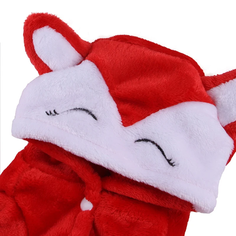 Pet Clothes Soft Fox Transfiguration Dogs Shirt Classic Cute Fun Comfortable For Dog Hogard | Дом и сад