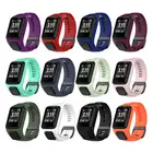 Ремешок силиконовый для TomTom Runner 4, сменный Браслет с защитой от пота для спортивных браслетов TomTom Runner 4, Аксессуары для браслета