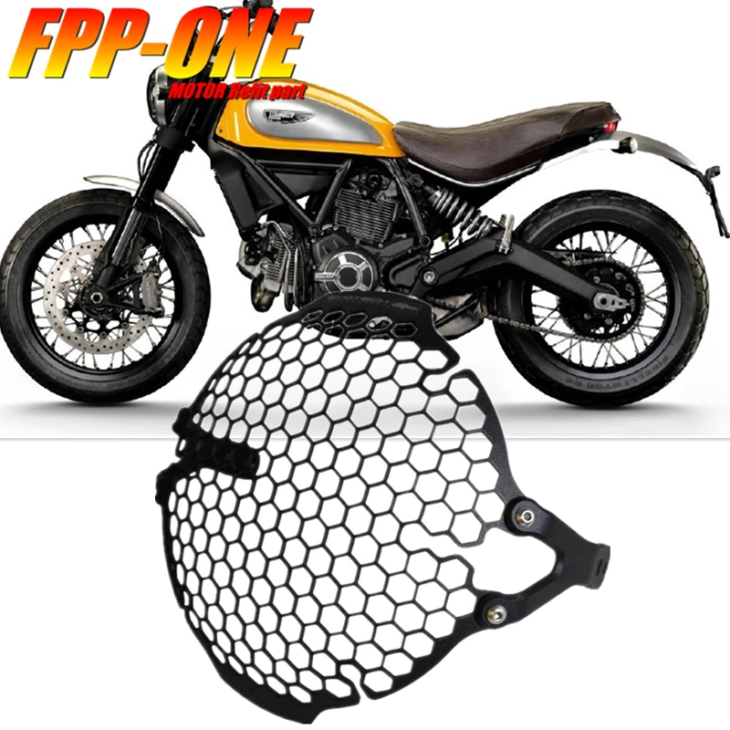Аксессуары для мотоциклов Scrambler800 Scrambler400 чехол фар DUCATI Scrambler 800 400 EP EVOTECH|Накладки и