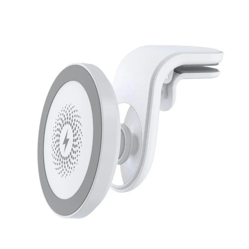 

15 Вт/10 Вт магнитное беспроводное автомобильное зарядное устройство, держатель телефона, универсальный автомобильный вращающийся на 360 ° дл...