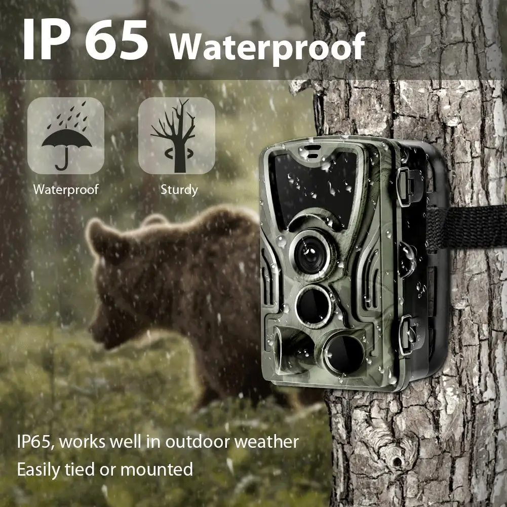 

HC801A 20MP Hunting Trail Camera Wildlife Camera Night Vision Motion Activated Trail Camera Trigger Scouting Waterproof