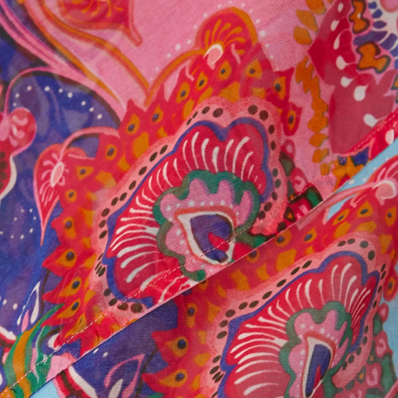 

XIZIHUPAN Print Two Piece Set For Women Slash Neck Long Sleeve White Backless Top High Waist Maxi Skirts Casual Sets Female 2021