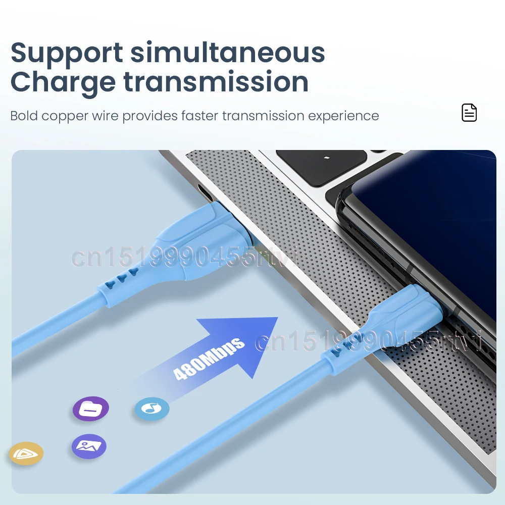 6A Liquid Silicone USB Type C Cable For Huawei Mate 40 Pro Fast Charging Charger Data Cord Xiaomi Samsung 1/2M | Мобильные телефоны