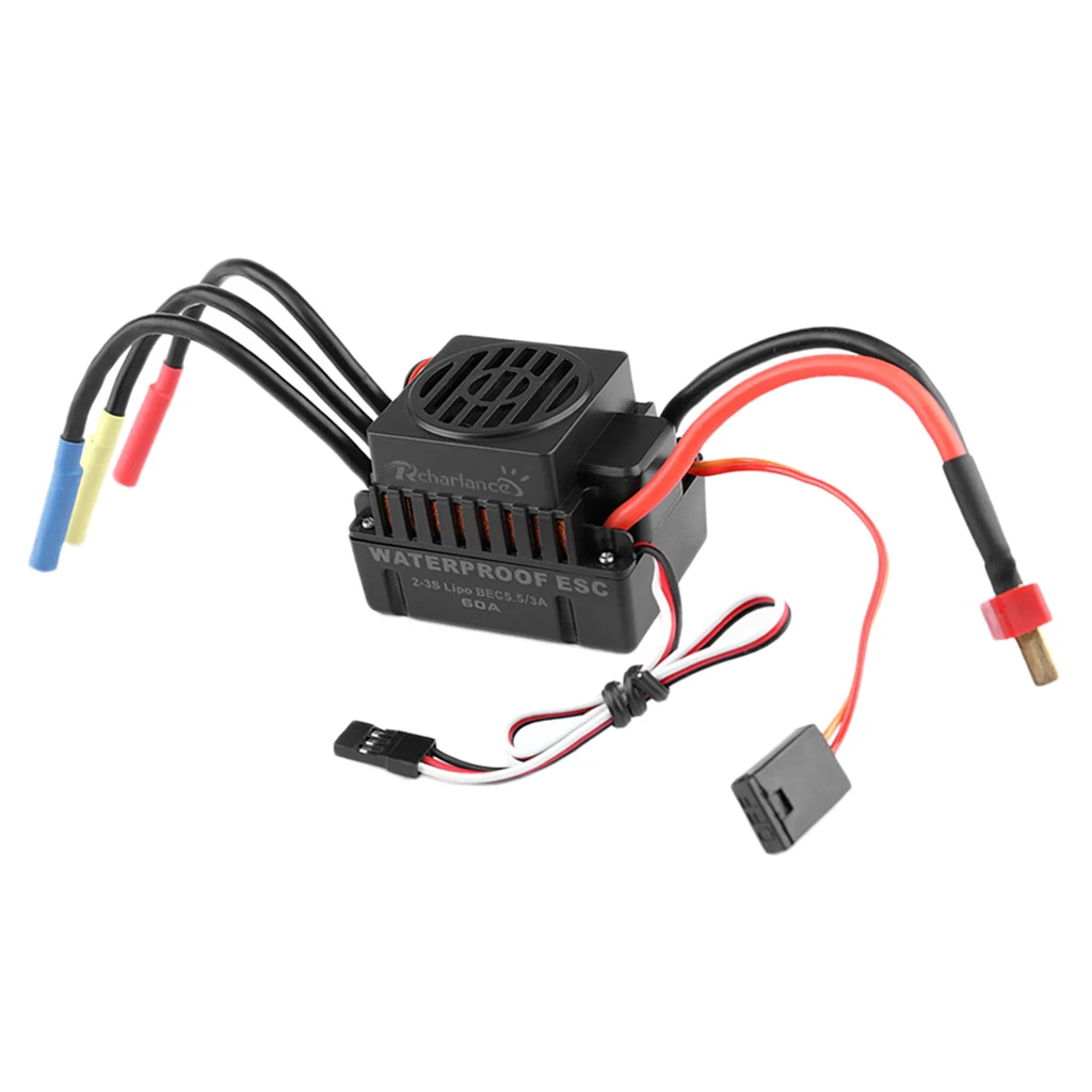 1 шт. 60A бесщеточный ESC 3650 3900kv для / 10 RC автомобиль|Детали и аксессуары| |