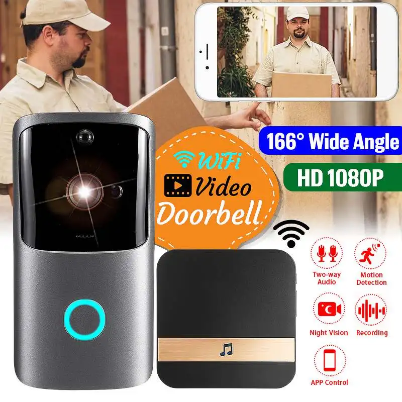 M10 беспроводной видеодомофон 720P/ 15 кадров в секунду МП WIFI XSH CAM /UBELL-APP двухсторонний