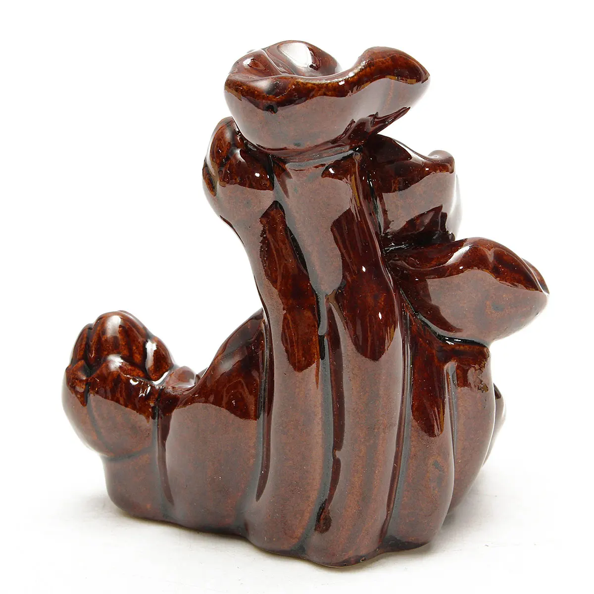 

3.1''x 2.4''x 3.2'' Creative Home Decor Backflow Stick Incense Burner Ceramic Censer Home Decoration Use In Home Teahouse