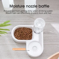 cats dogs home pet bowl puppy leakproof feeders pp drinking large capacity easy clean food dish automatic water dispenser kitten