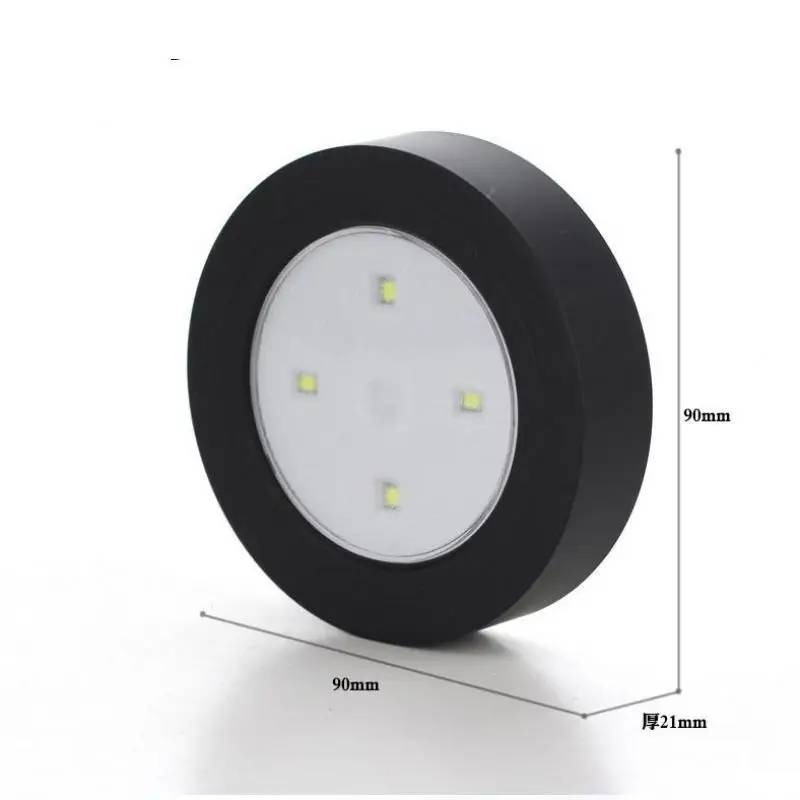 2 шт./лот шкаф светодиод Pat светильник Батарея батарейках светодиодный Ночной с
