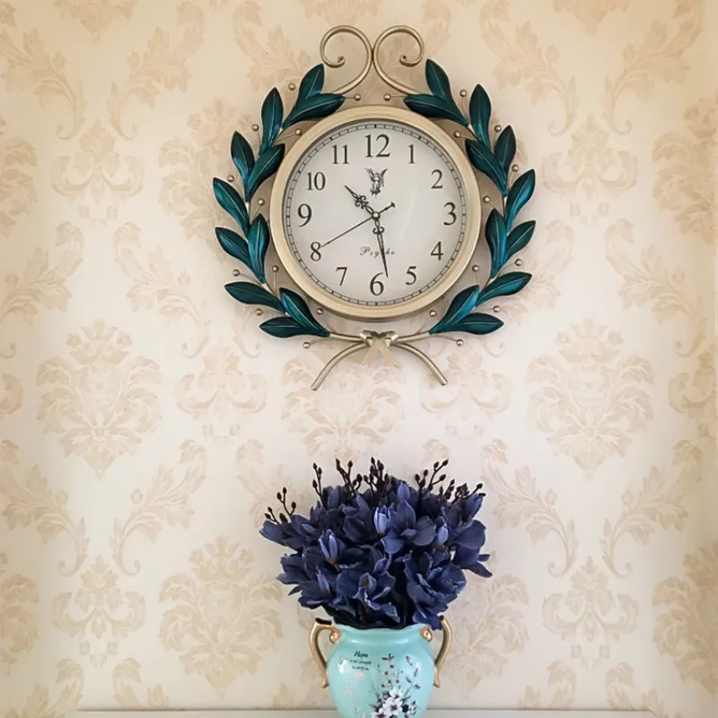 

Europe Metal Wall Clock Modern Design Luxury Silent Simple Wall Watch Living Room Fashion Creativity Zegar Home Decor EC50ZB