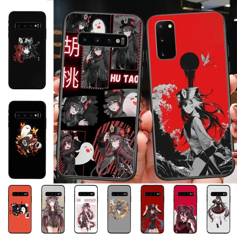

YNDFCNB Hu tao genshin impact Phone Case for Samsung S10 21 20 9 8 plus lite S20 UlTRA 7edge