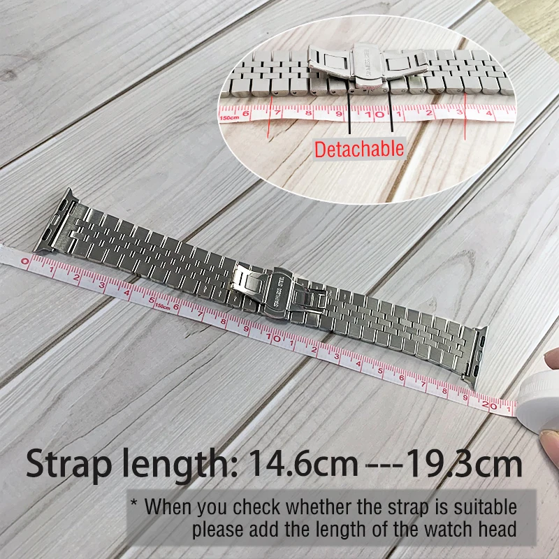 For Apple Watch Band 6 SE 5 4 3 40mm 44mm metal 38mm 42mm Stainless Steel Strap Replacement Bracelet Sport Band for iWatch 6 5 3