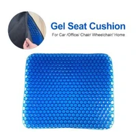large size elastic gel cushion gelgel sit cushion honeycomb car sofa cushion cervical health care pain padflexible gel seat