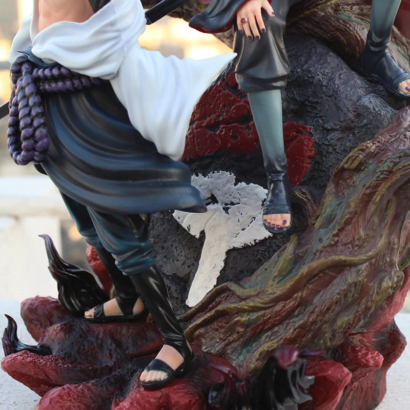 

2 pcs/set Anime GK Statue Crow Idachi Sasuka Pvc Collection Model 1/6 Scale Figure Toys