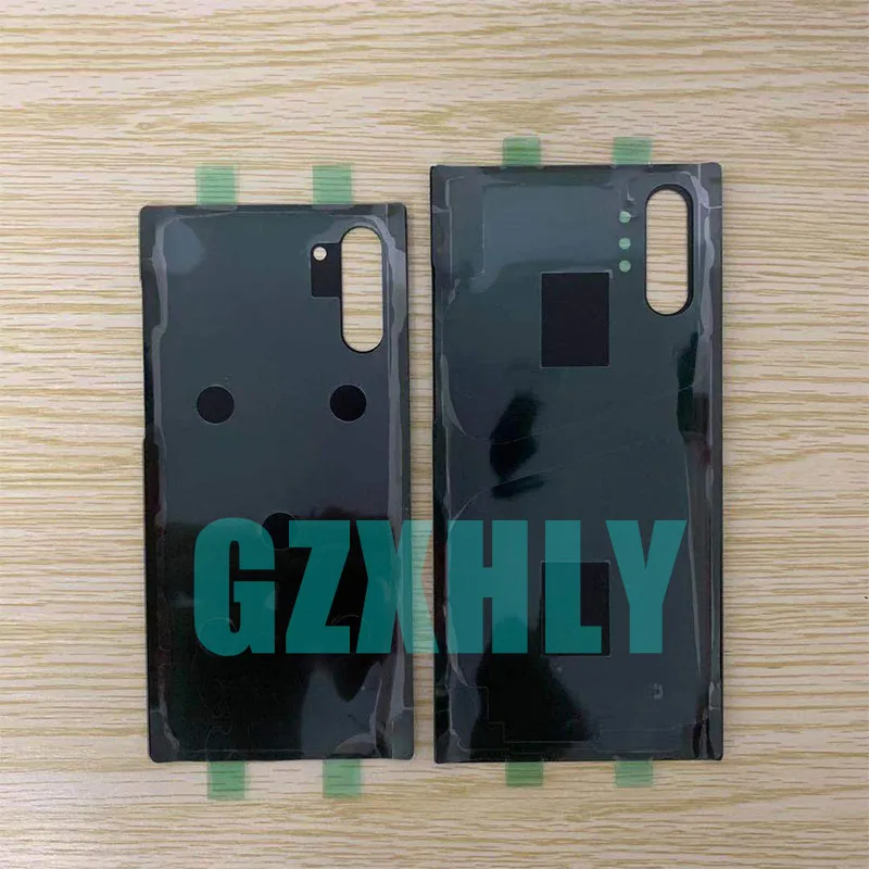 

10Pcs High Quality For Samsung Galaxy Note10 Note 10 Plus Back Glass Battery Cover Housing Door Rear Case Replacement With Logo