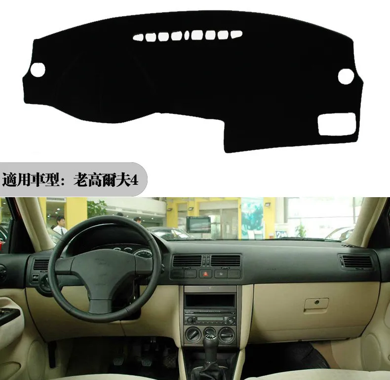 Крышка приборной панели автомобиля Dash коврик для Volkswagen Vw Golf 4 MK4 1997-1999 2000 2001 2002 2003