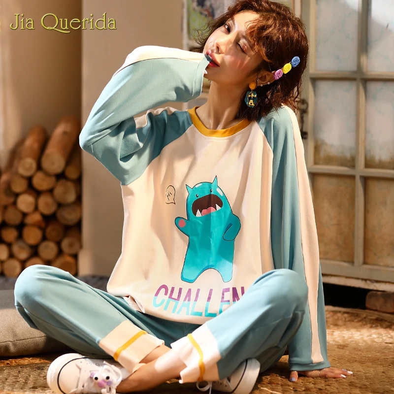 Домашняя одежда домашняя плюс размер Женский пижамный комплект пижама для