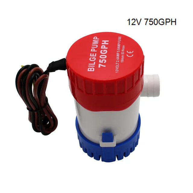 Откачивающий насос 12V 24V стиль 1100GPH 750GPH 500GPH 350GPH внешний вид особая форма высокая пропускная погружной от makerele - Напряжение: 12V 750GPH