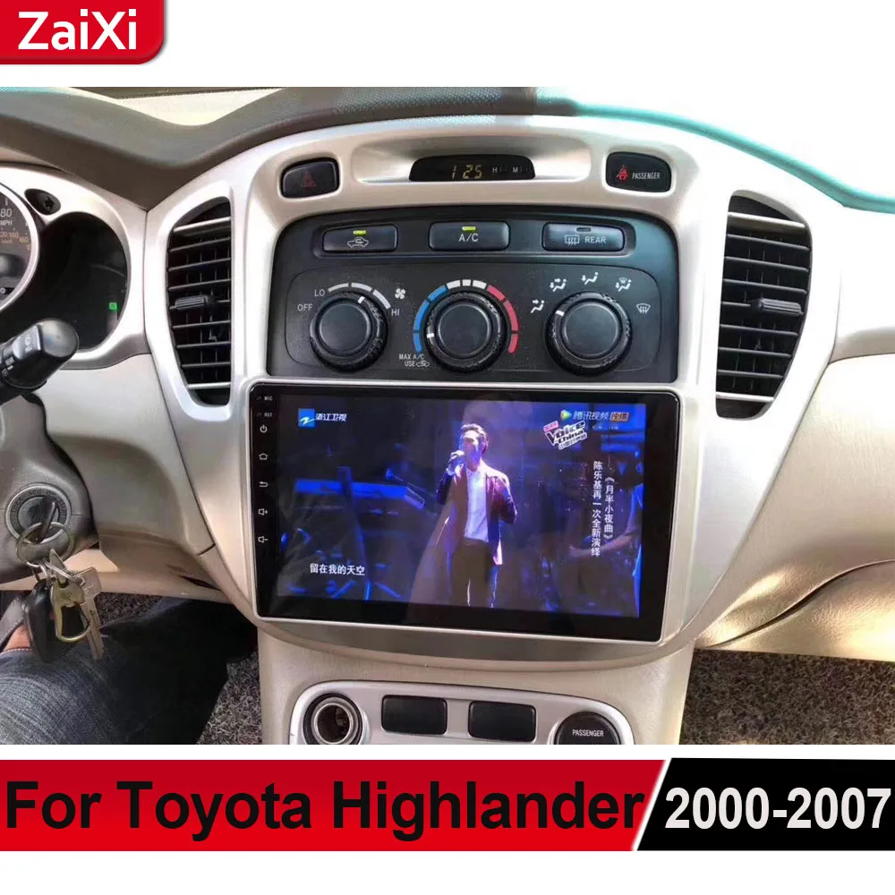 Мультимедийный плеер NAVI BT автомагнитола с GPS Навигатором стерео для Toyota high Lander 2000