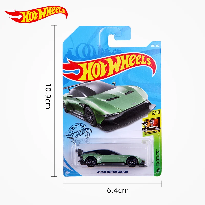 Популярные колеса 1:64 ASTON MARTIN VULCAN Super run HW EXOTICS Коллекционная модель для литья
