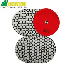 Полировальные диски SHDIATOOL, 7 шт., 4 дюйма, #400, диаметр 100 мм