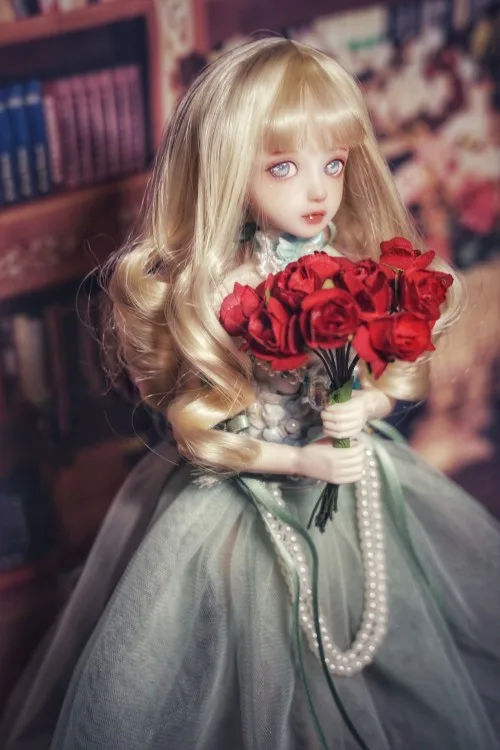 D01-P572 детская игрушка 1/6 1/3 1/4 дядя аксессуары для куклы BJD/SD фото волос букет роз 12