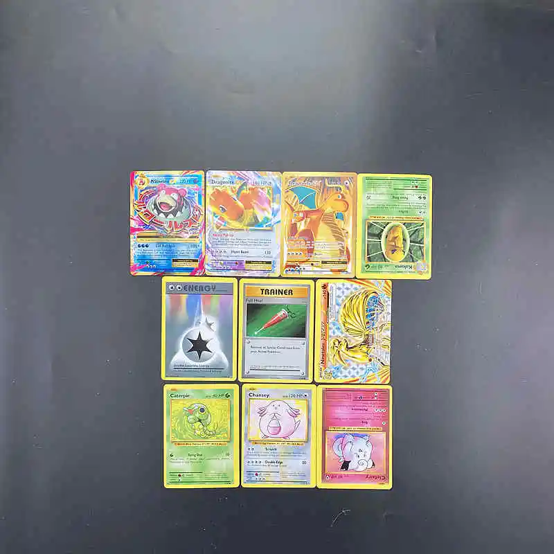 Juego de cartas coleccionables de Pokemon, juego de cartas coleccionables, sol y luna GX, 10/20 piezas-4