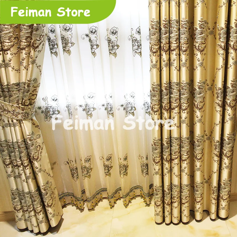 Бесплатная доставка! Роскошный европейский стиль с тиснением флокированием