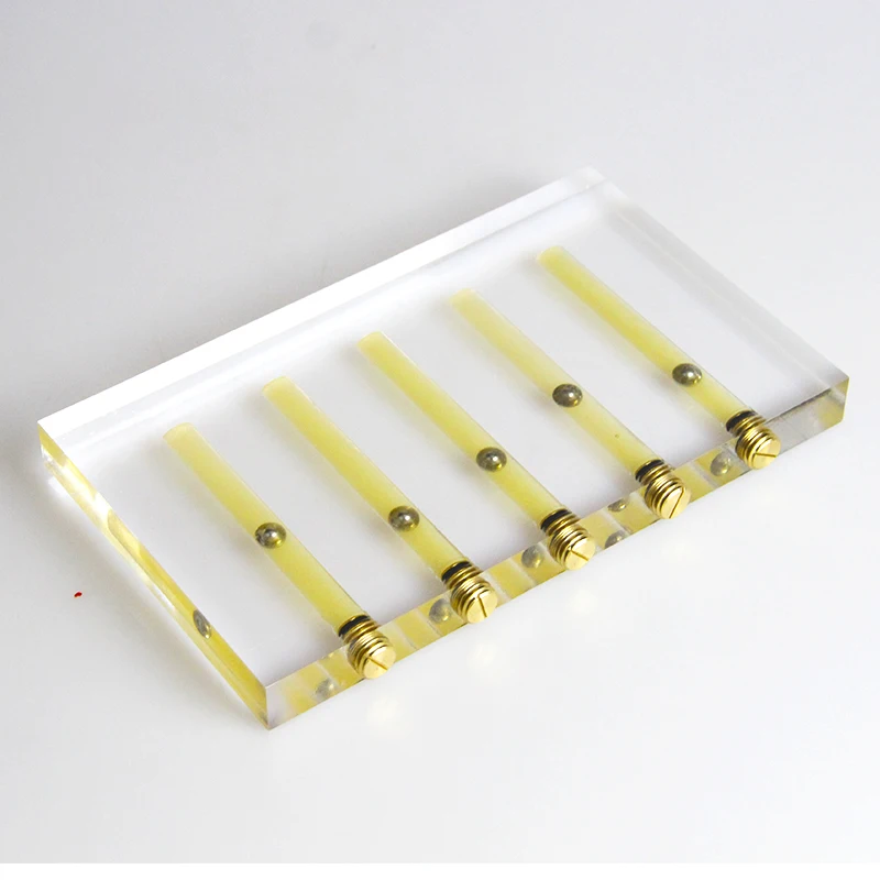 Automobile oil quality comparator transmission viscosity tester demonstration stand test tool glass |
