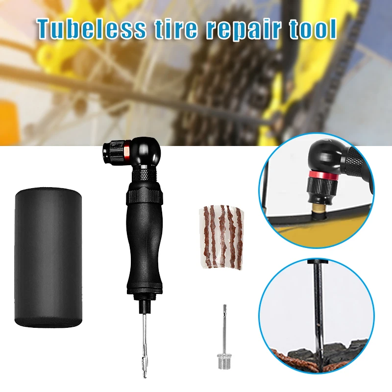 

Mini Bike Pump CO2 Inflator Valves Bicycle Tire Repair Tool Kit Cycling Air Pump Nozzle for Mountain Bike LDF668