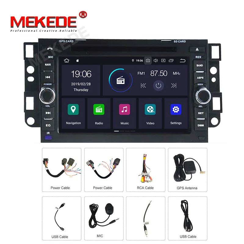 4G ram HD Android 9,0 автомобильный dvd-плеер для Chevrolet Epica Captiva Lova Aveo Spark Optra Holden gps 2 Din радио мультимедиа стерео