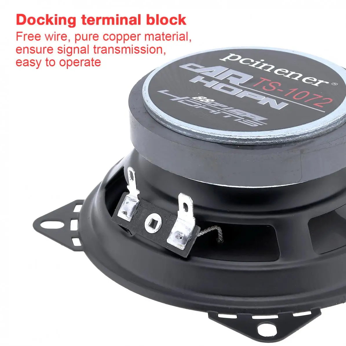 

2Pcs 4 Inch 10cm 250W Car Coaxial Auto Audio Music Stereo Full Range Frequency Hifi Car Speaker Non-destructive Installation