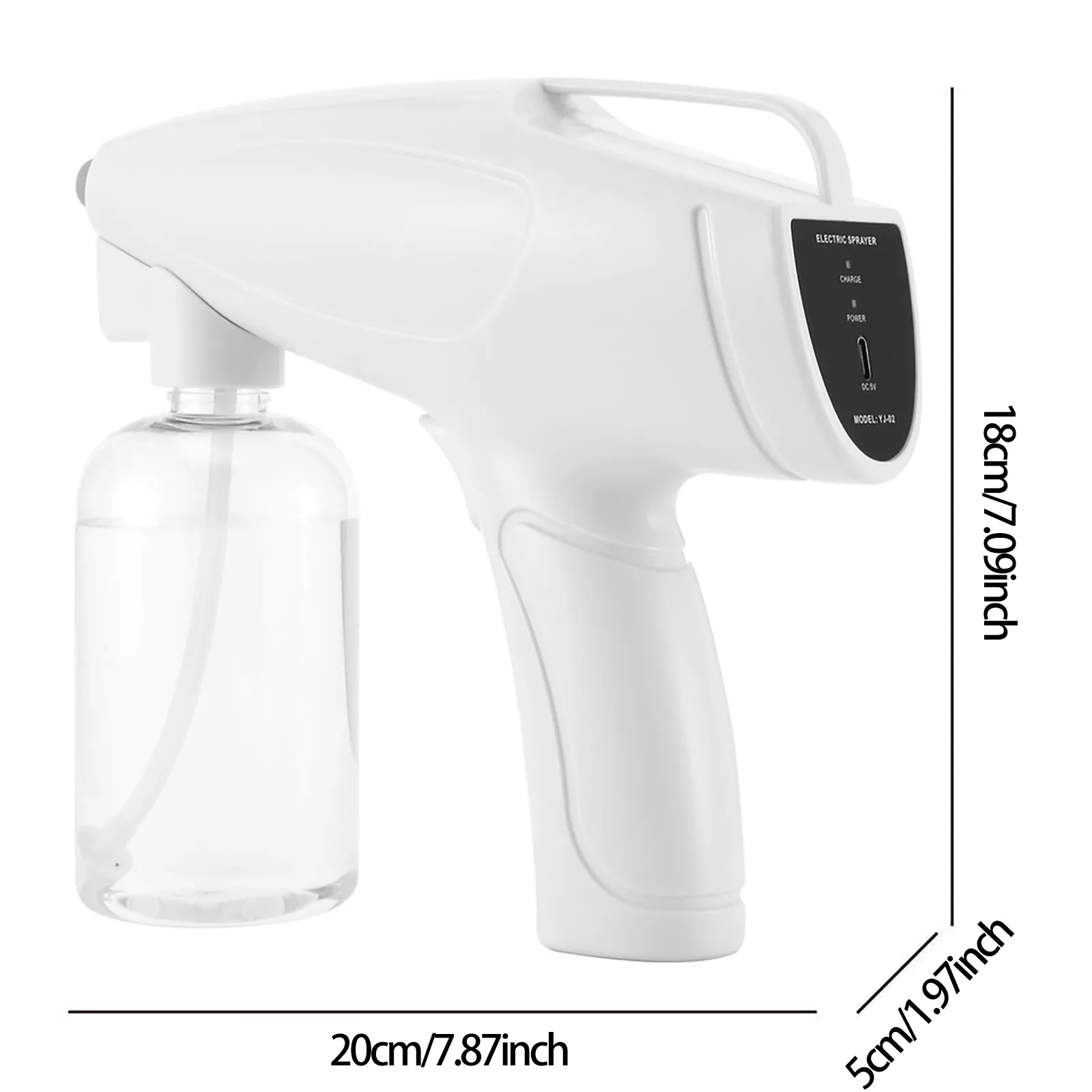 Домашний дезинфекционный паровой пистолет портативный ручной перезаряжаемый