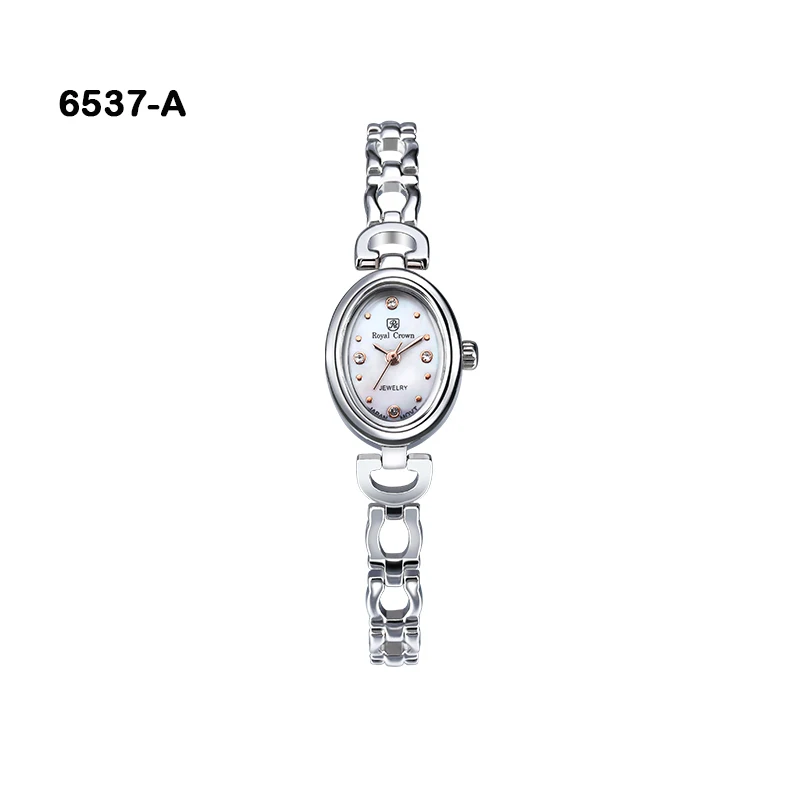 Hypoallergenic 925 Sterling Silver Women's Watches Jewelry Elegant Ladies Zircon Bracelet Waterproof Quartz Gift Royal Crown enlarge