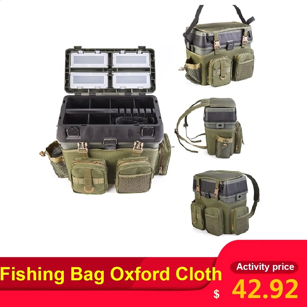Lixada многофункциональная Рыболовная Сумка 600D Ткань Оксфорд коробка для