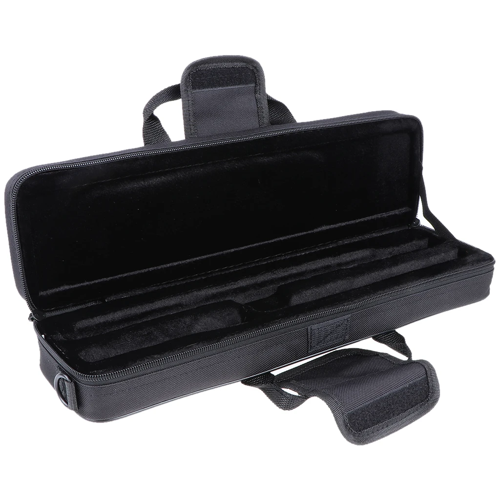 Классический мягкий чехол для переноски с флейтой боковым карманом и наплечным