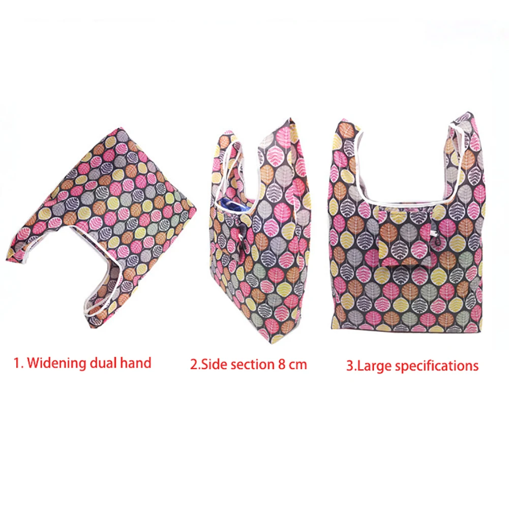 10 шт./компл. сумка для покупок с цветочным принтом женская складная хранения