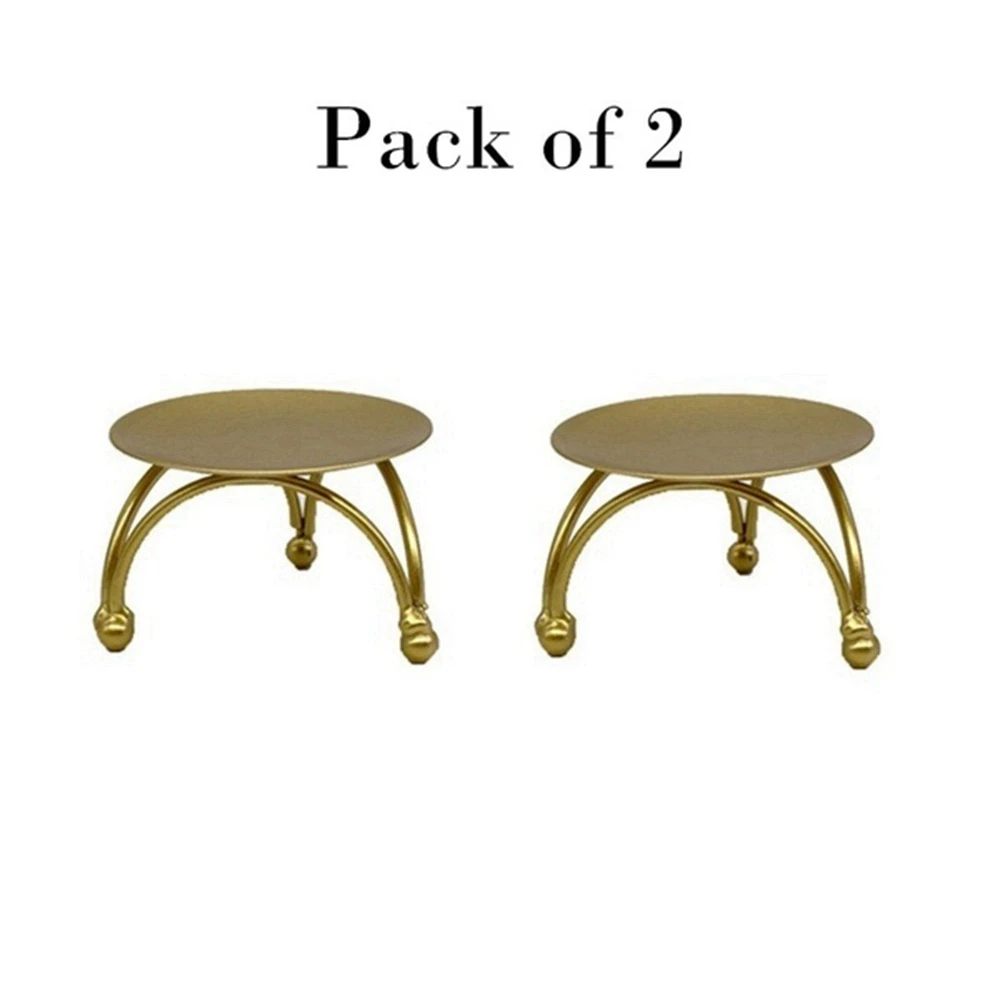 2 шт./компл. геометрический Круглый Подсвечник украшение для дома и свадьбы