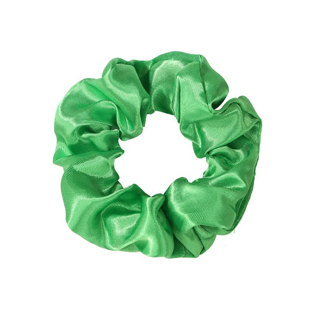 Высокоэластичный головной убор для женщин конский хвост сплошной цвет повязка