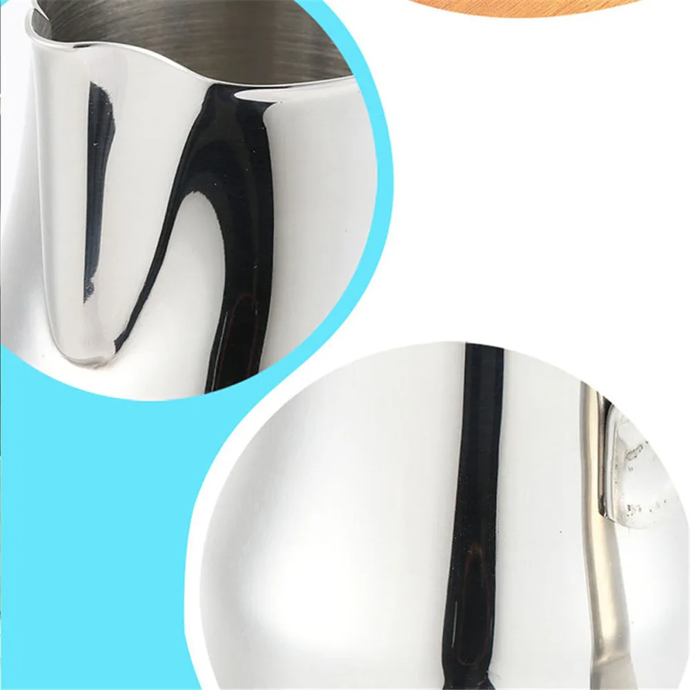 Нержавеющая сталь молочный кувшин толщиной кофе пенообразователь кружки