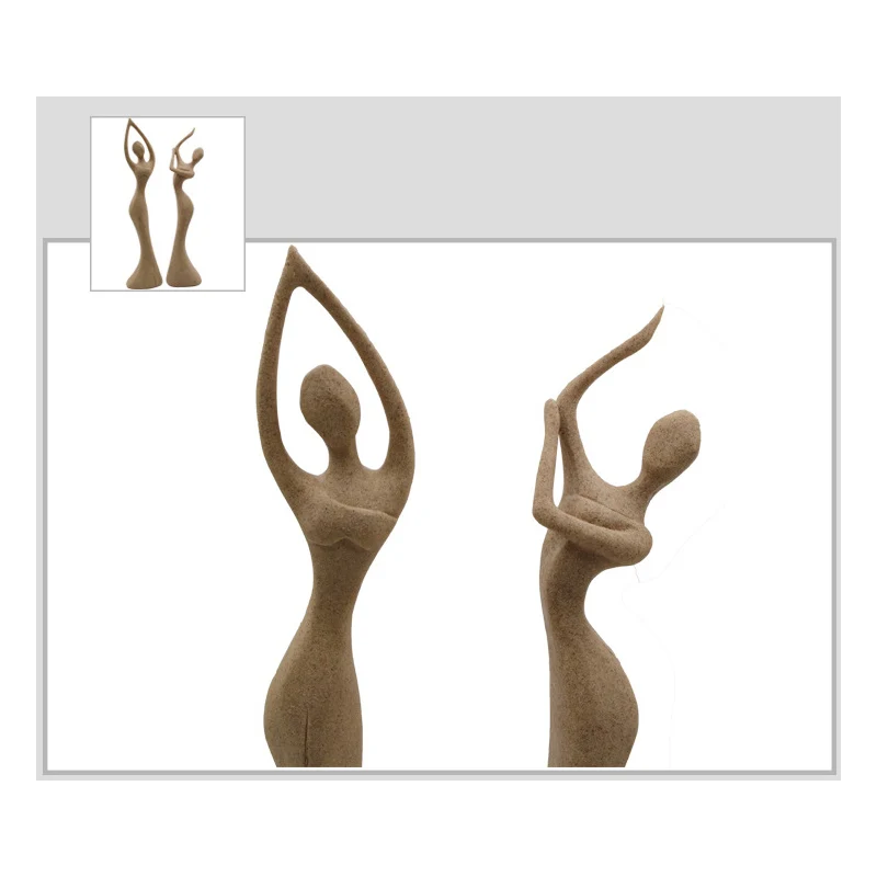 2 стиля Изящные танцевальные Фигурки для девочек домашний декор песчаник красота