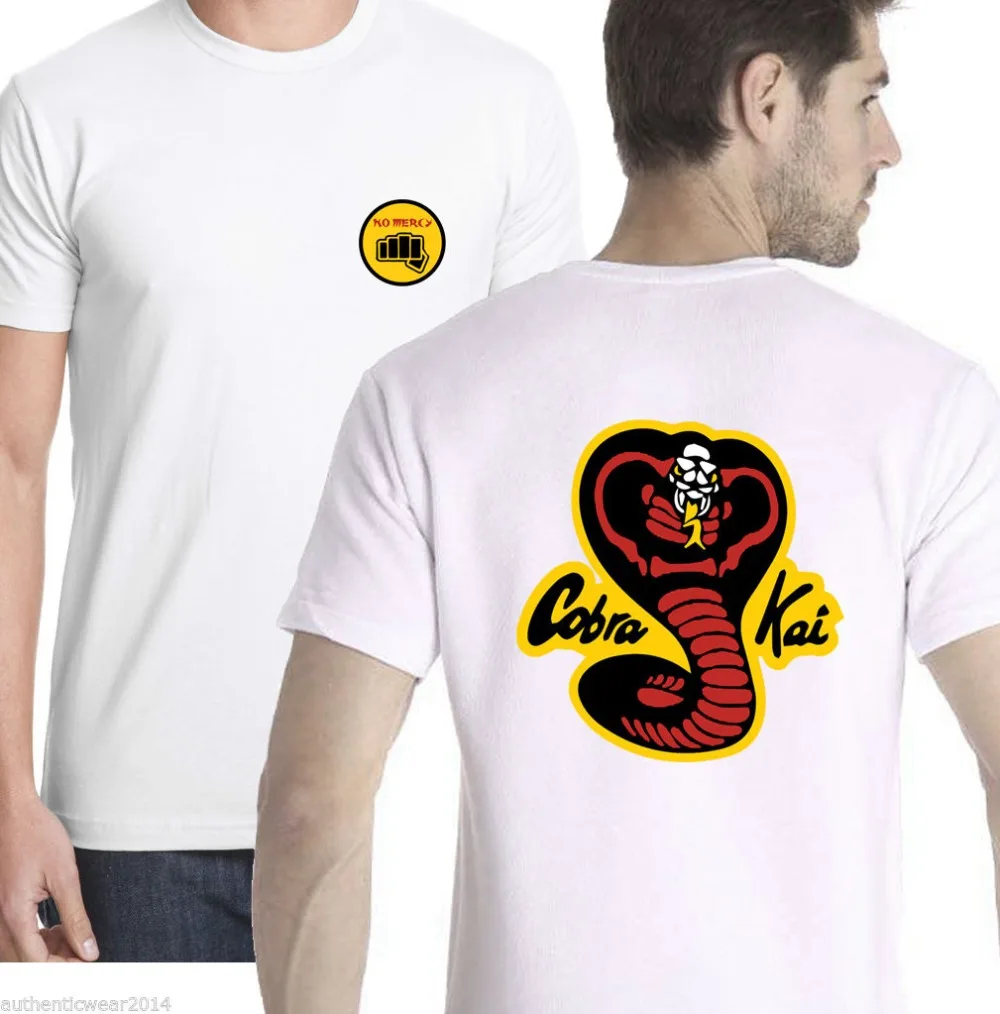 2019 Новая летняя мужская горячая Распродажа модная футболка s Cobra Kai Karate No Mercy с