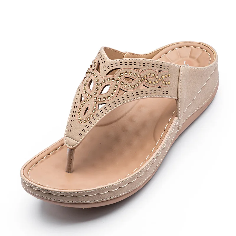 

2021 Women Sandals Gladiator Platform Shoes Flat Beach Shoes Ladies Beach Roman Woman Sandals 2021 Walking Sandalias Mujer