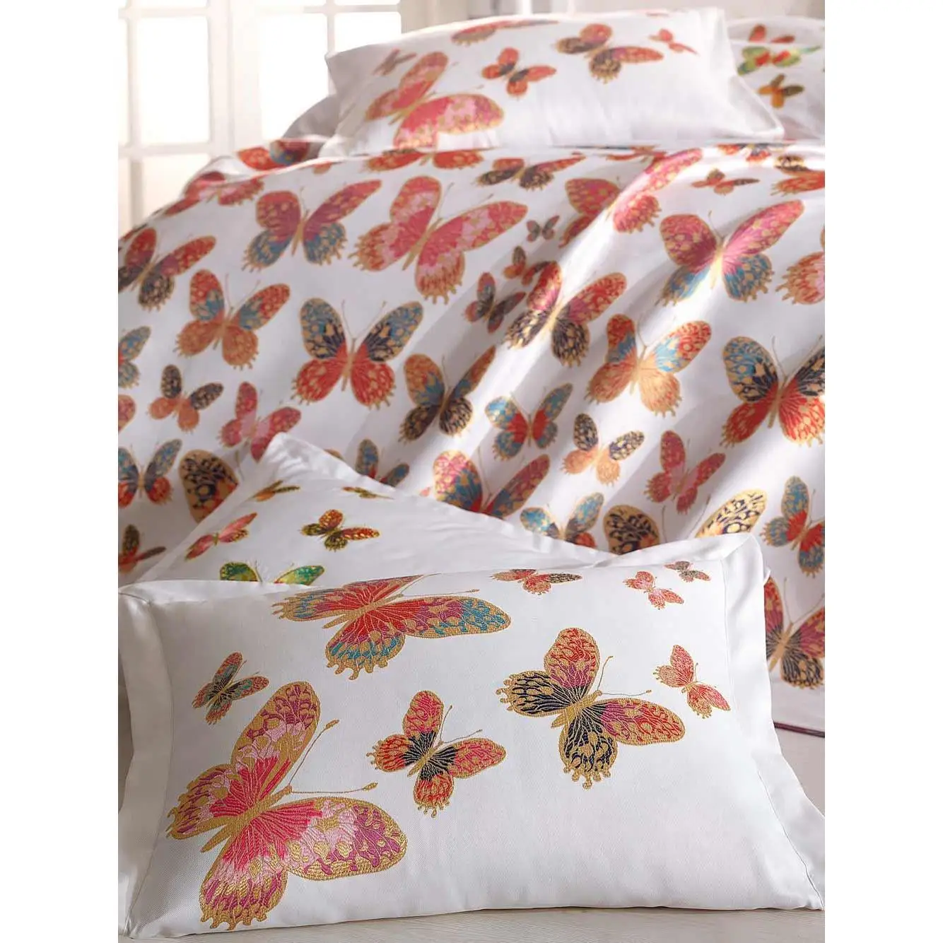 

Ruching Veronica Jacquard Bedclothes Colorful