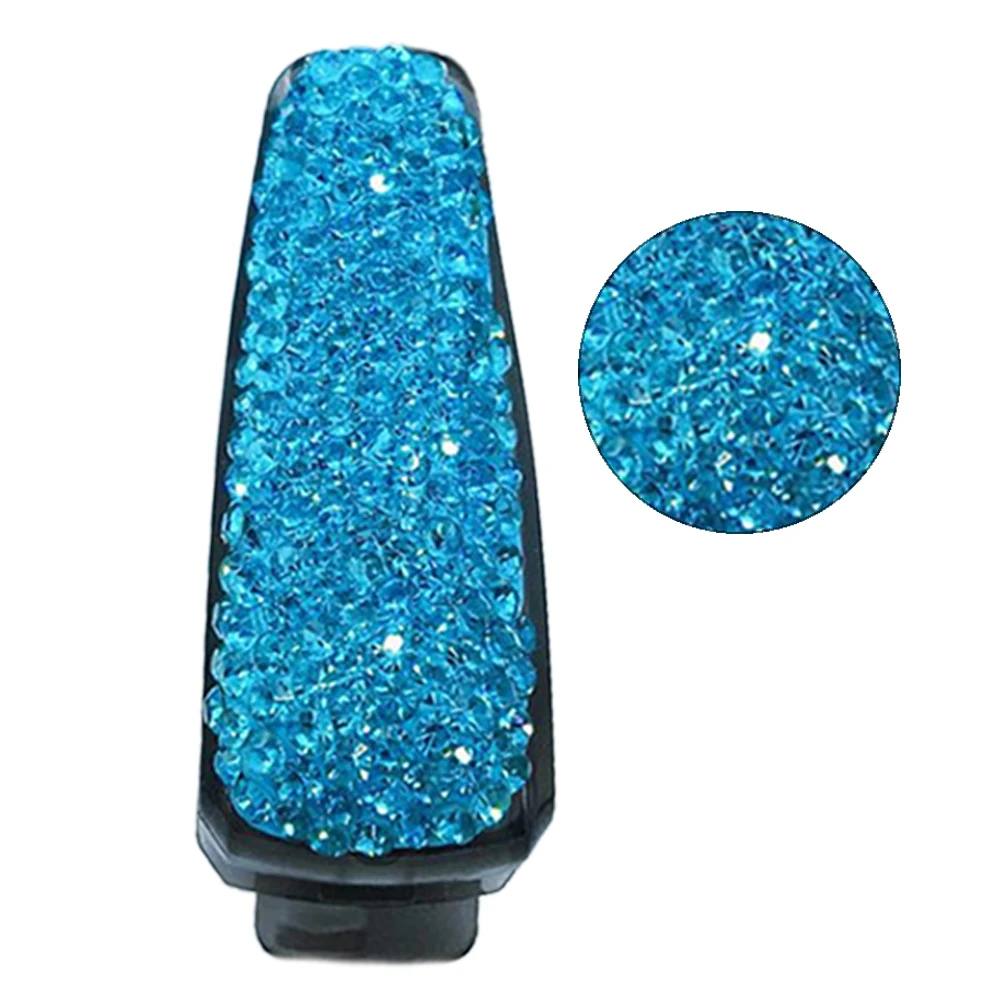 Новый стиль с автозажимом автомобильный солнцезащитный козырек со стразами