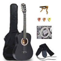 36 inch classical guitar 6 string basswood guitar electric classical guitar instrument with capo strings picks strap agt273a