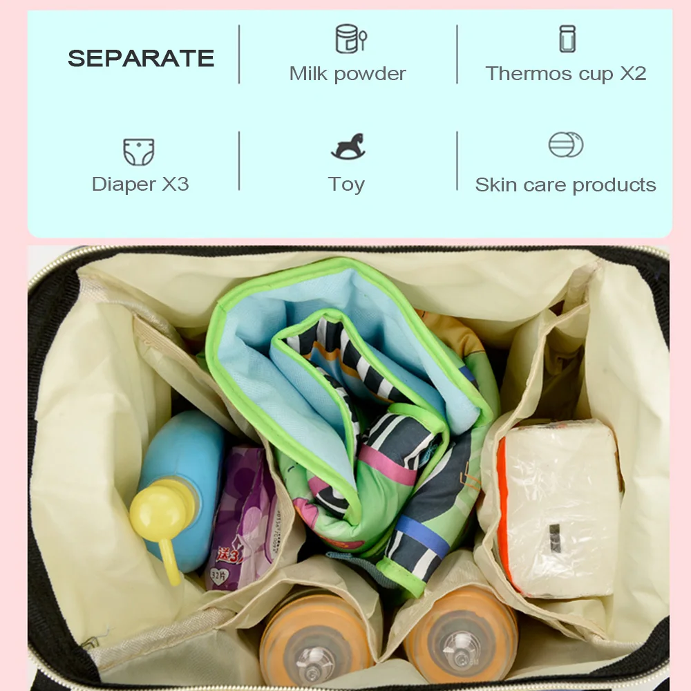 20-30L Большой Вместительный рюкзак, сумка для подгузников, уличная детская сумка, многофункциональный рюкзак для мам, дорожная сумка для подгузников